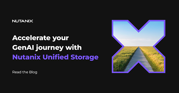 Accelerate your Gen AI journey with Nutanix Unified Storage thumbnail