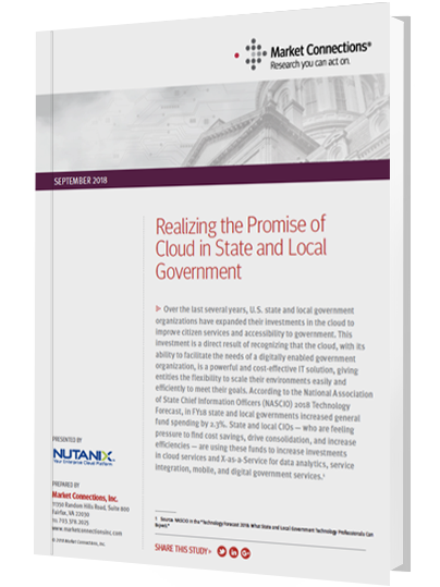 Realizing the Promise of Cloud in State and Local Government