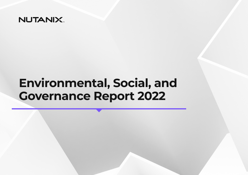 2022 年環境・社会・ガバナンス報告書