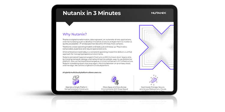 Nutanix in 3 minuti