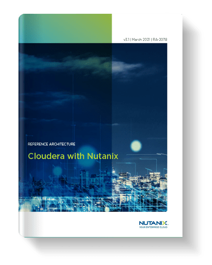 Cloudera with Nutanix