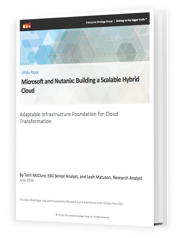 Microsoft and Nutanix: Building a Scalable Hybrid Cloud