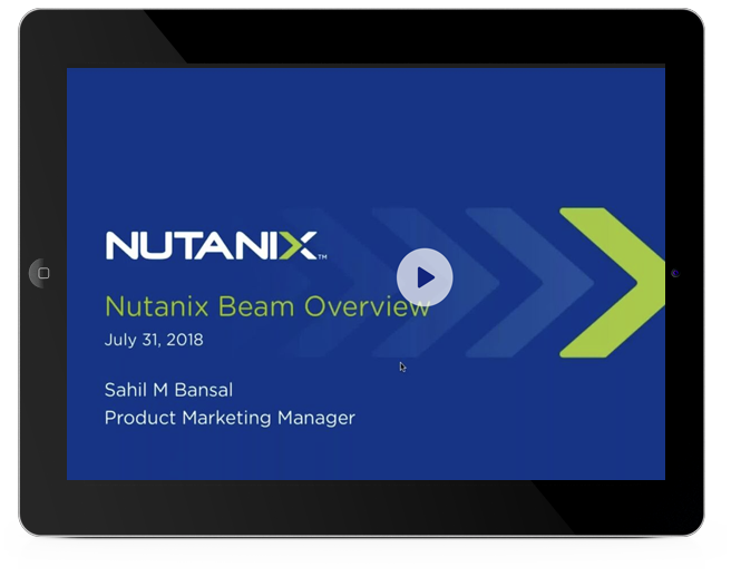 Multi-Cloud Cost Optimization with Nutanix Beam