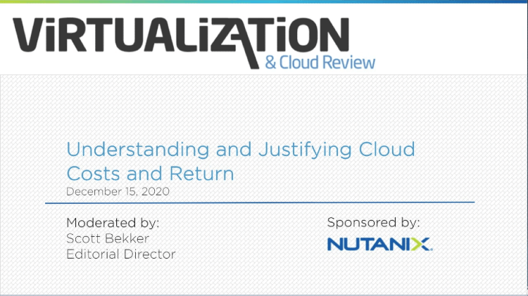Understanding & Justifying Cloud Costs & Return