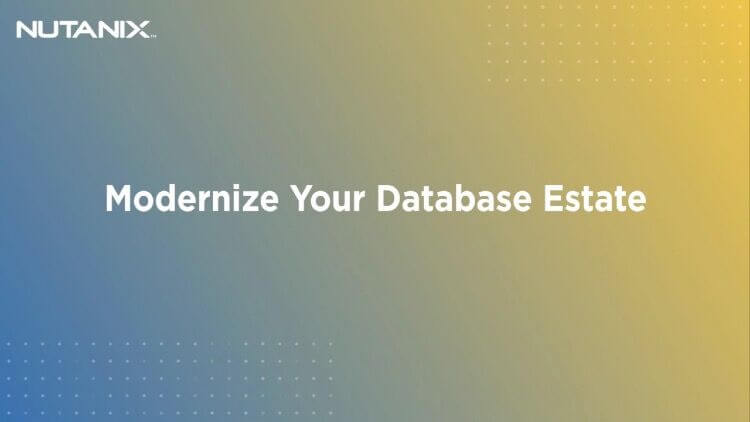 Modernize Your Database Estate