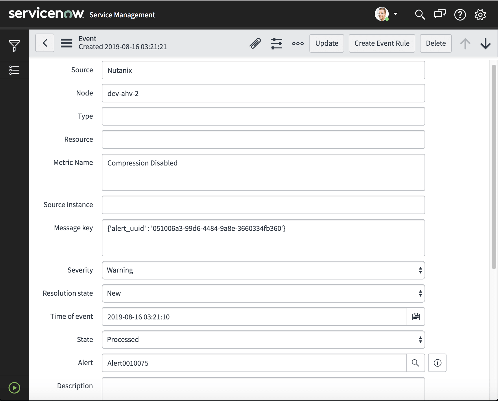 ServiceNOW CMDB integration