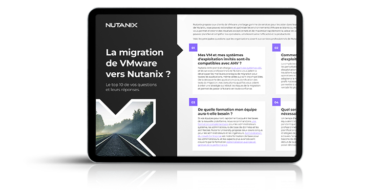 La migration de VMware vers Nutanix ?