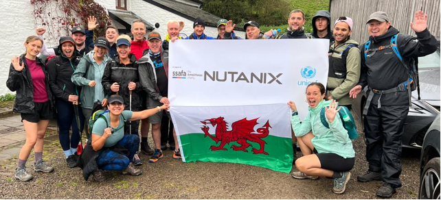 Employees from our team in Europe hiked to raise funds for UNICEF & SSAFA