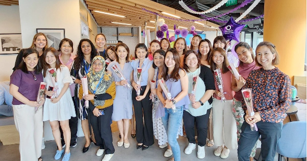 Women of Nutanix in Singapore gathered for International Women’s Day