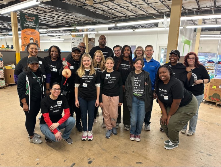 Employees volunteered in Durham, NC and Boston, MA for MLK Day