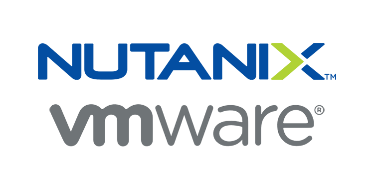 Nutanix and VMware logos