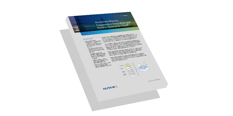 Accelerate Electric Cooperative Innovation with Nutanix Enterprise Cloud