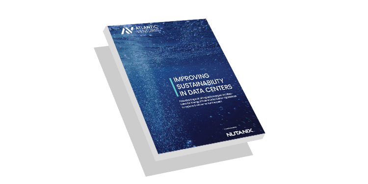 Improving Sustainability in Data Centers report cover
