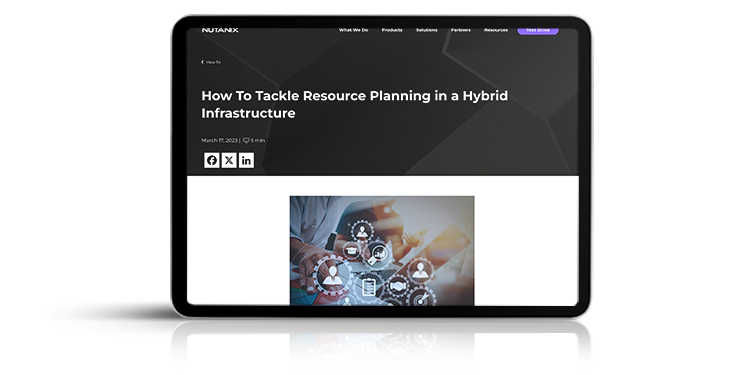 How to Tackle Resource Planning in a Hybrid Multicloud Environment