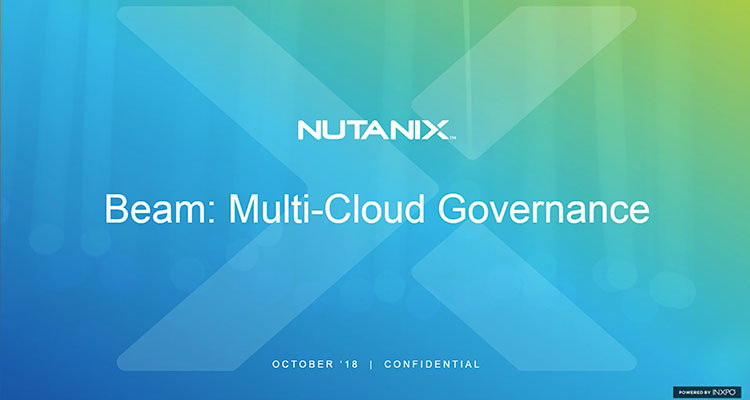 Nutanix Beam provides enterprises with visibility, optimization and control over their cloud consumption. Learn about how Beam identifies idle and underutilized resources, delivers intelligent recommendations to right-size instances and automates security compliance across public and private clouds.