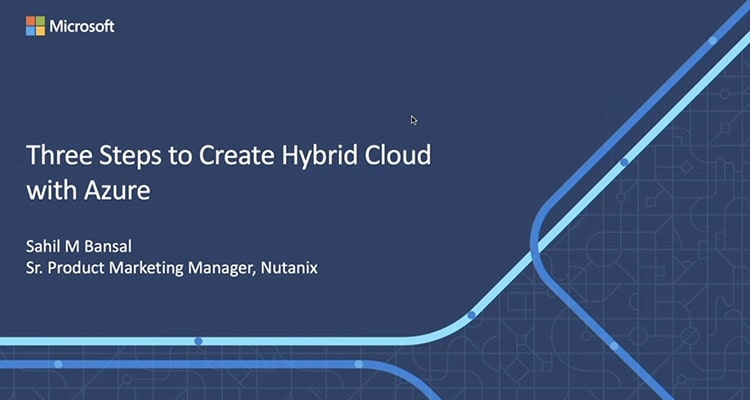 Three steps to create hybrid cloud with Azure