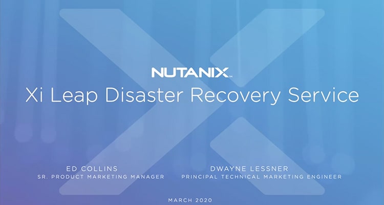Learn how Nutanix DRaaS turns CapEx into OpEx, simply, affordably, and with guaranteed SLAs.