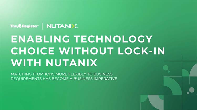 Enabling Technology Choice without Lock-in with Nutanix