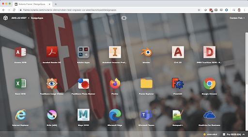 With DaaS, apps can be delivered to students in a controlled environment from a browser