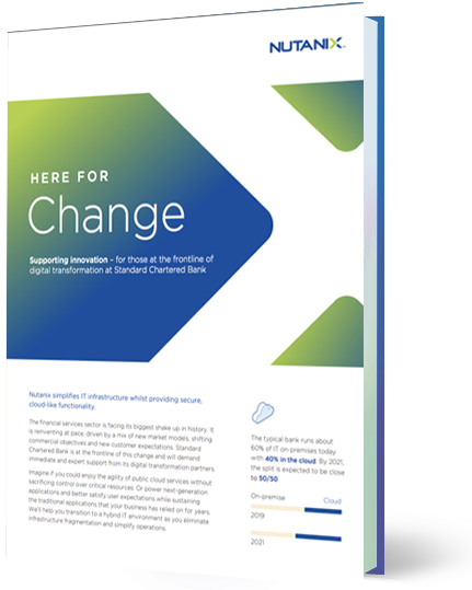 Here for Change: Supporting Innovation for those at the frontline of digital transformation at Standard Chartered Bank