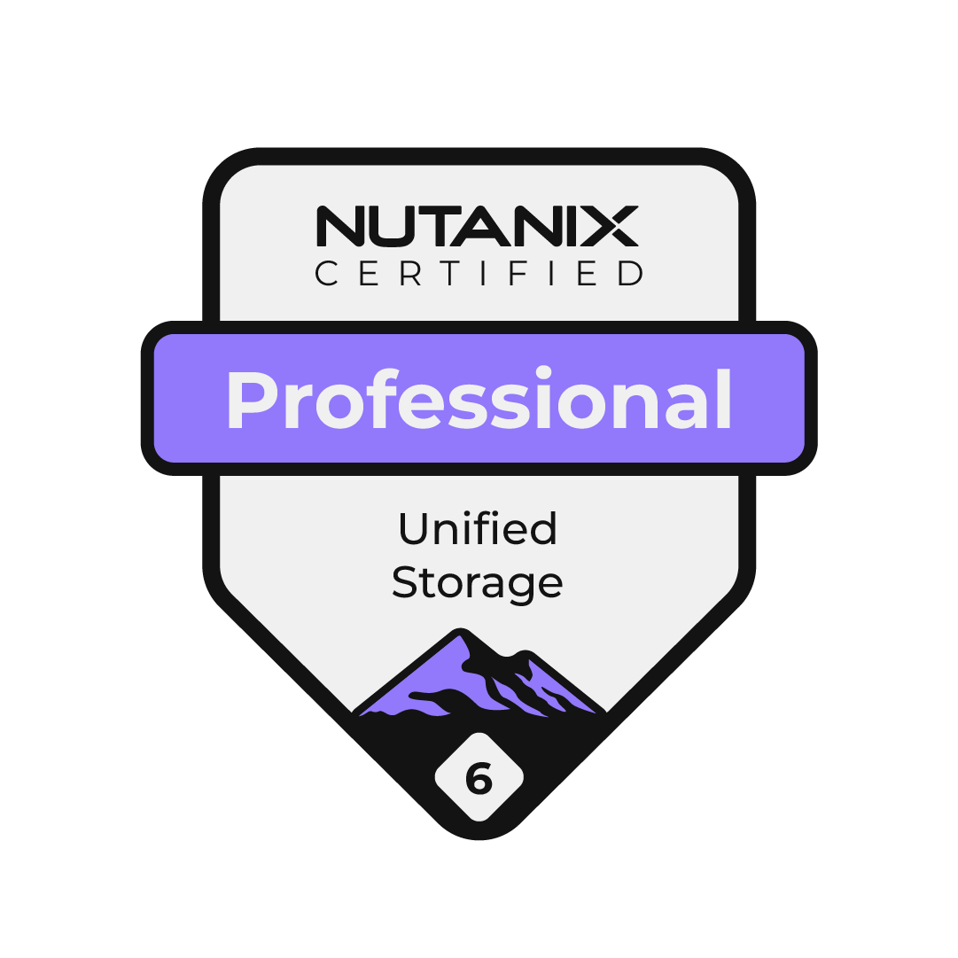 Nutanix Certified Professional Unified Storage (NCP US) v6 10