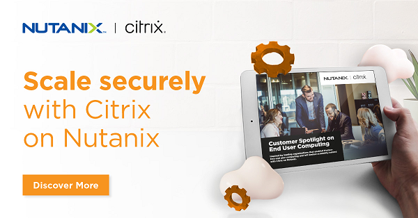 save securely with citrix on nutanix